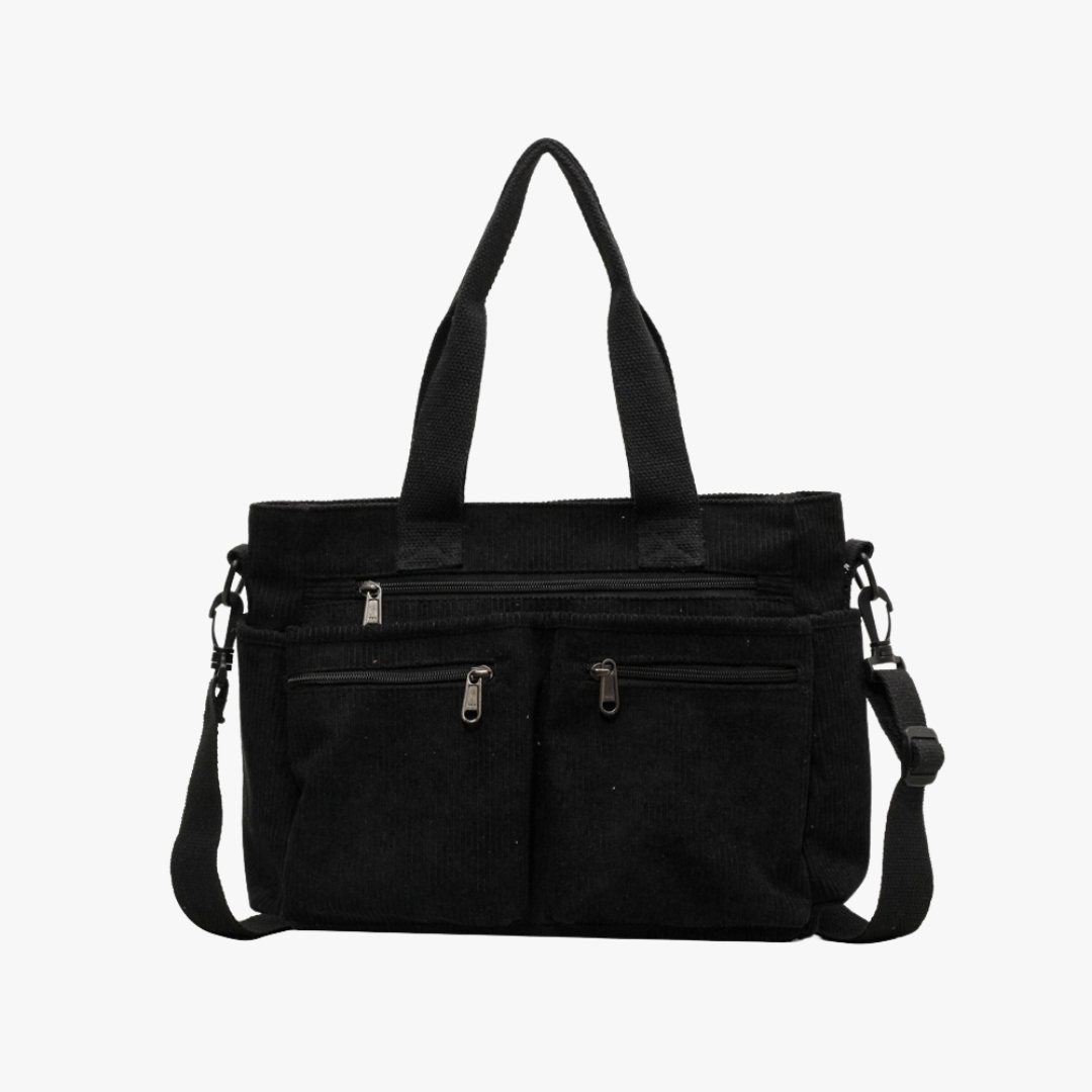 Corduroy Book Tote Bag