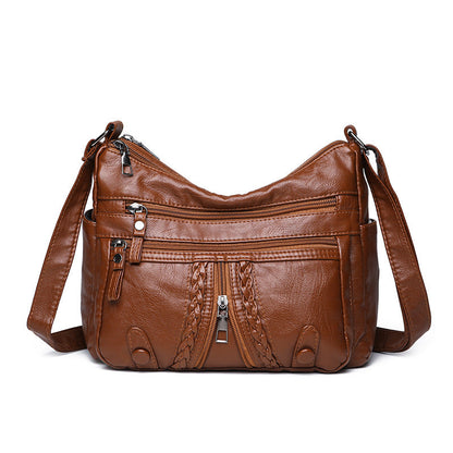 Brielle - Multi-compartment Washed  Bag