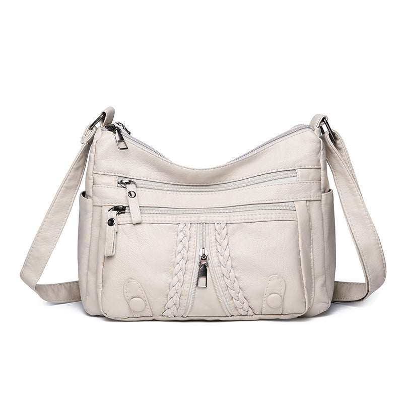Brielle - Multi-compartment Washed  Bag