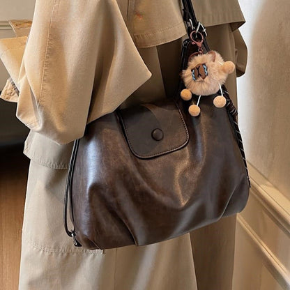 Elowen - Retro Large Capacity Bag Women's Shoulder Tote Bag