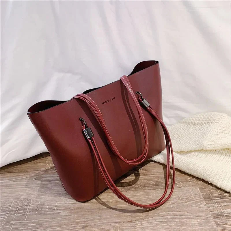 Annabelle - Plain Colour Half Moon Bag Large Capacity for Women