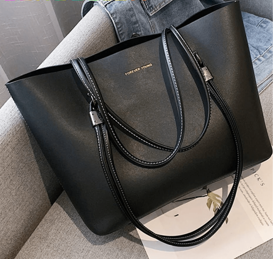 Annabelle - Plain Colour Half Moon Bag Large Capacity for Women